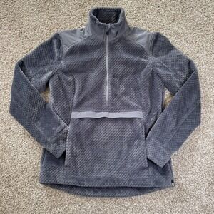 Womens Zero Restriction Size XS  1/4 Zip Grey Side Vent Golf Pullover Sweater